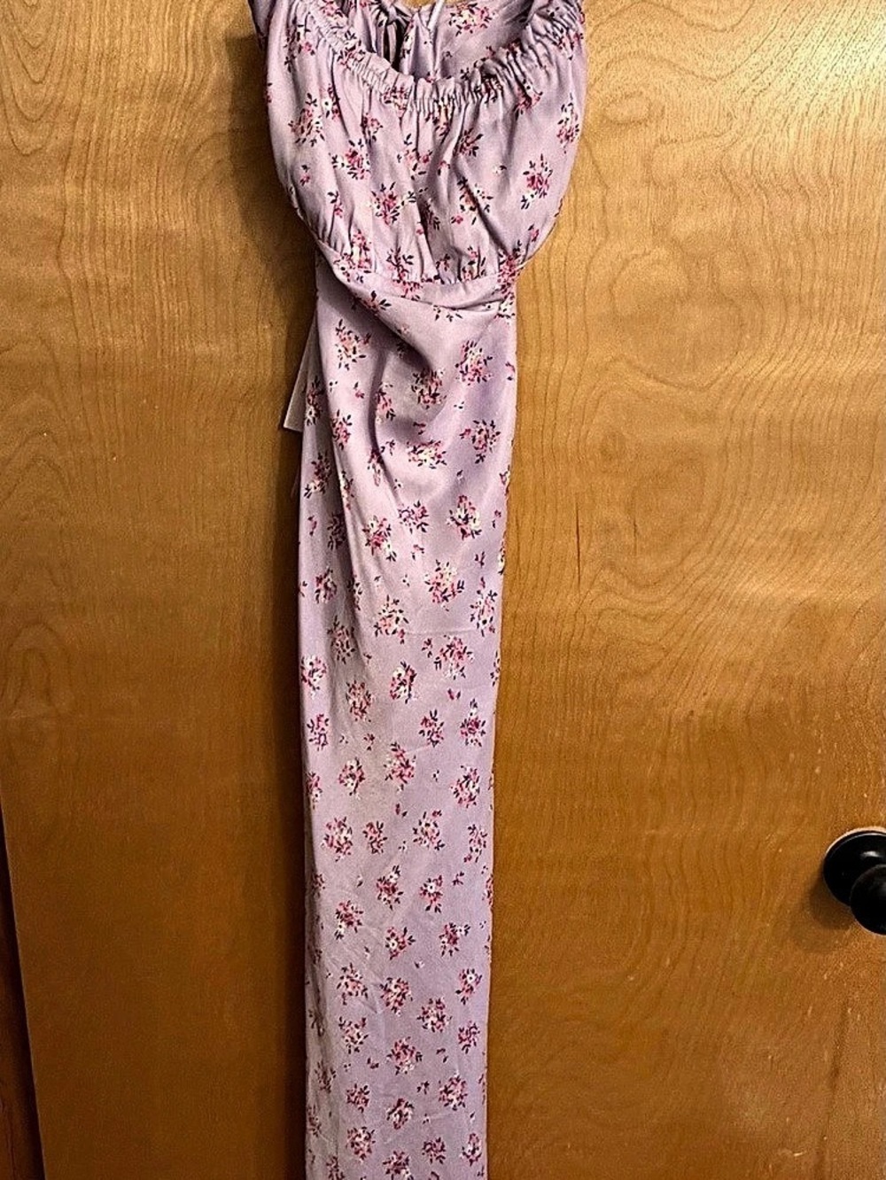 ZARA Floral Print Halter Dress